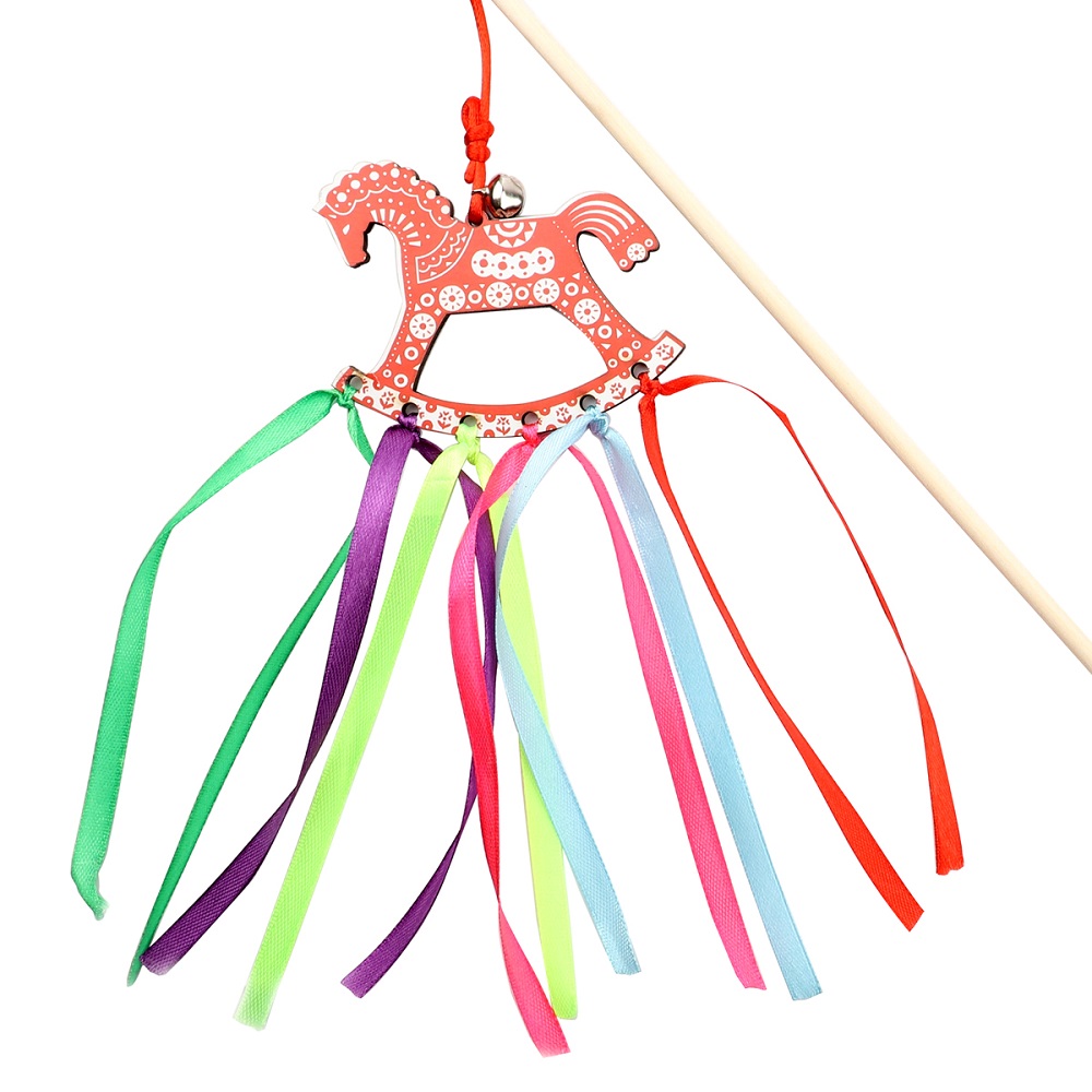 Игрушка для кошек GAMMA "Лошадка" дразнилка, 510мм