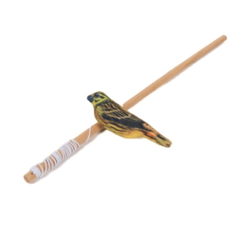 Игрушка для кошек Foxie Дразнилка Овсянка желтая с валерианой и кошачьей мятой